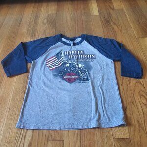 Harley Davidson Looney Tunes Child's Medium Long Sleeve